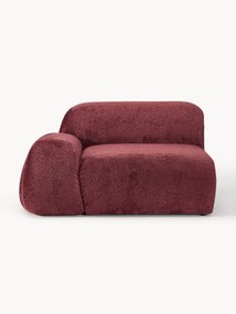 Módulo de canto em teddy-bouclé Wolke