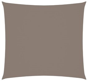 135413 vidaXL Para-sol vela tecido oxford quadrangular 3,6x3,6m cinza-acast.