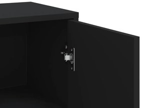 Aparador 60x31x84 cm derivados de madeira preto