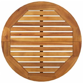 5 pcs conjunto de bar para jardim madeira de acácia maciça