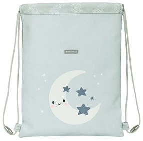 Saco Mochila com Cordas Safta Luna Cinzento (26 X 34 X 1 cm)