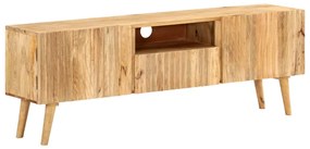 vidaXL Móvel de TV 140x30x49 cm madeira de mangueira maciça