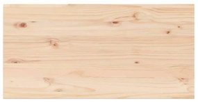 Tampos de mesa retangulares 4 pcs 90x45x1,7 cm pinho maciço
