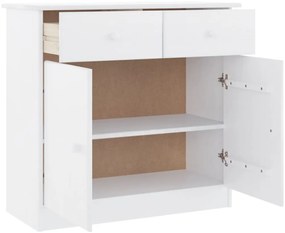 Aparador ALTA 77x35x73 cm madeira de pinho maciça branco