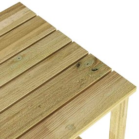 Mesa de Cama 40x40x36 cm Madeira de Pinho Impregnada