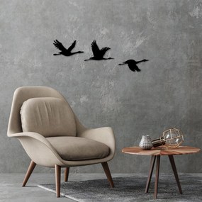 Acessório Decorativo de Parede Migrant Birds – Preto – 14 x 26 cm, 18