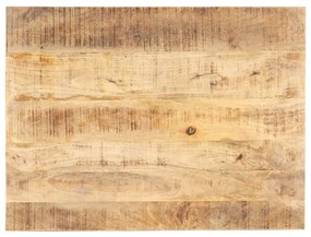 Tampo de mesa madeira de mangueira maciça 15-16 mm 80x60 cm