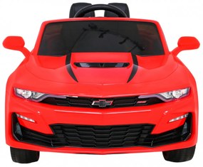 Carro elétrico para Crianças 12V Chevrolet CAMARO 2SS Rodas de EVA, Assento de couro Vermelho