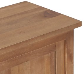 Móvel de TV 90x30x35 cm madeira de teca maciça