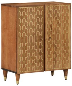 vidaXL Móvel de apoio 60x33x75 cm madeira de mangueira maciça