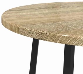 Conjunto de Mesas de Apoio 2 pcs Carvalho Sonoma em Madeira Compensada