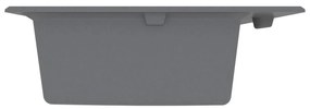 Tanque de Cozinha Cinza 790x500x193 mm Granito