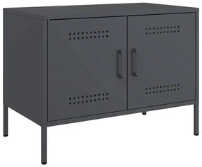 Móveis de TV 2 pcs 68x39x50,5 cm aço antracite