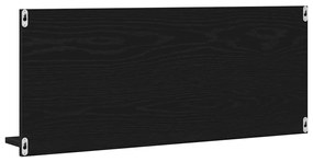 Espelho de Casa de Banho vidaXL Preto Carvalho 90x10,5x37 cm Madeira d