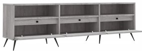 Móvel de TV 150x30x44,5 cm derivados de madeira cinzento sonoma