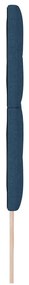 Cabeceira VidaXL Botão Estofada Azul 180 cm Tecido