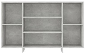 Aparador 120x30x75 cm derivados de madeira cinza cimento