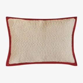 Almofada Retangular 35x50 Cm Em Tecido Bouclé Renildo Gardénia Branco - Sklum
