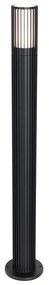 Candeeiro de Poste Exterior de Design Preto 80 cm IP44 - Boris