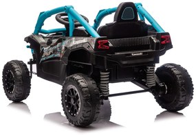 Buggy elétrico para Crianças Kawasaki 24V 4x4 TERYX KRX1000 Azul