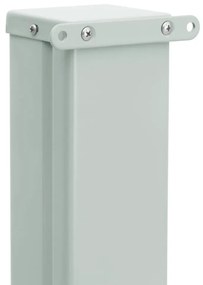 Toldo lateral retrátil para pátio 140x600 cm cor creme