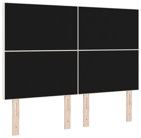 Cabeceira vidaXL Simples Creme 140cm Tecido Corduroy