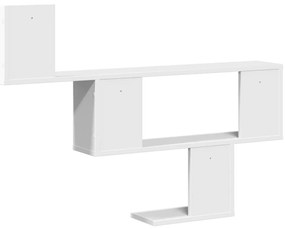 Prateleira de parede 100x15x70 cm derivados de madeira branco