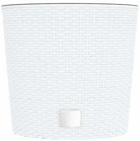 Vaso com interior removível 15 / 15,3 L vime PP branco