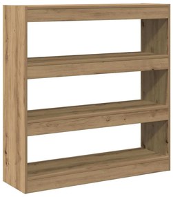 Cabide de Livros/Divisor de Ambientes em Carvalho Artesanal - 100x30x1
