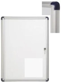 Vitrine Interior 360x490mm Enclore Extra Fundo Magnético Branco