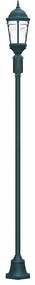 Poste de Luz de Jardim vidaXL 2-Lâmpada E27 Verde 220 cm Alumínio