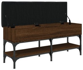 Banco sapateira 102x32x45cm derivados madeira carvalho castanho