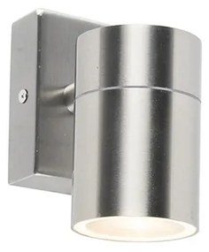 Candeeiro de parede exterior em aço IP44 - Solo