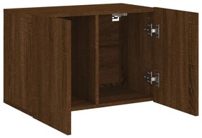 Móvel de parede para TV 60x30x41 cm carvalho castanho