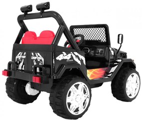 Jipe elétrico para Crianças 12V RAPTOR Drifter Rodas de EVA Preto