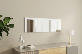 Espelho "Lariya" - 40 x 120 x 2,2 cm - Branco - Design Moderno