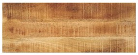 vidaXL Tampo de mesa retangular 70x30x3,8 cm mangueira áspera maciça
