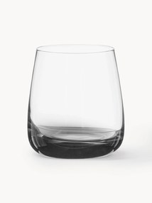 Copos de vidro artesanal Smoke, conjunto de 4