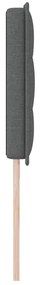 Cabeceira Design Linhas Cinza Escuro 100 cm Tecido