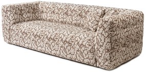 Sofá de 3 Lugares Cady – Castanho Claro – 235x100x72 cm