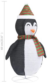 Pinguim de Natal Decorativo com Luz LED - 60 cm