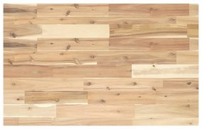 vidaXL Tampo p/ móvel casa de banho 80x50x4 acácia maciça não tratada