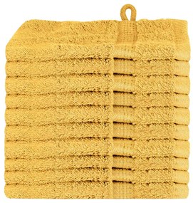 Panos de prato 10 pcs Ouro 15 x 21 cm Algodão
