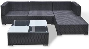 Conjunto Lounge Açores de Jardim - Sofá Chaise Longue e Mesa de Centro