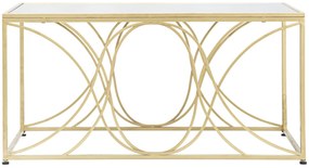 MESA DE CENTRO EXY 90X60X45 CM DOURADA