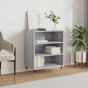 vidaXL Aparador 57x35x70 cm derivados de madeira sonoma cinza