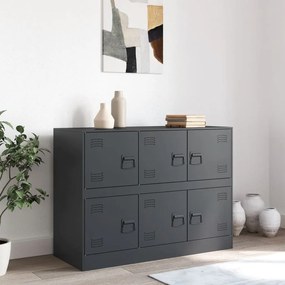 Aparador 99x39x73 cm aço antracite