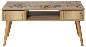 Mesa de Centro Broadway – Pinho Atlântico – 97x45x55 cm