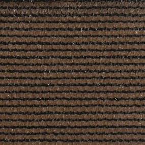 Para-sol estilo vela 160 g/m² 3x4x5 m PEAD castanho