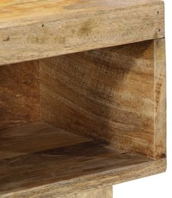 Mesa de cabeceira 50x27x50 cm madeira maciça manga áspera